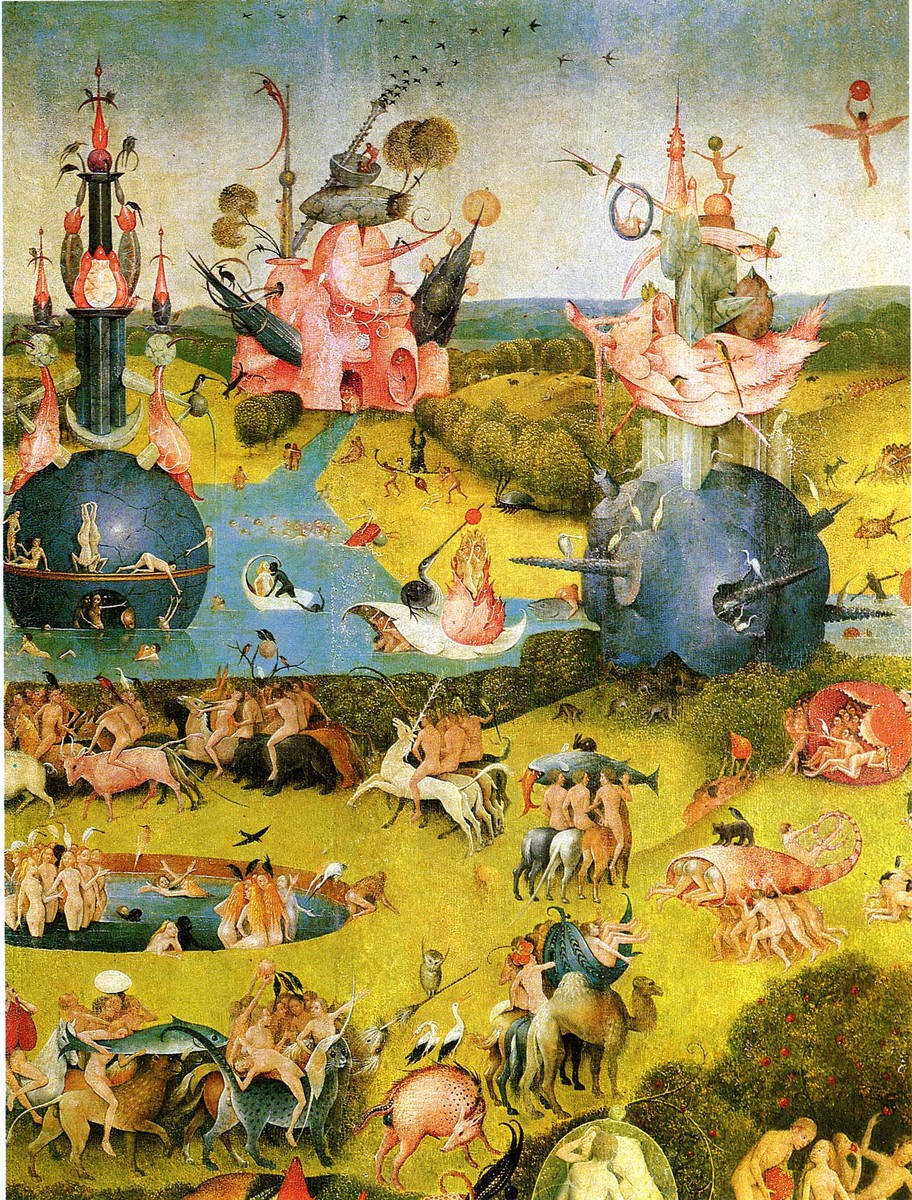 The Garden of Earthly Delights (detail) by Hieronymus Bosch