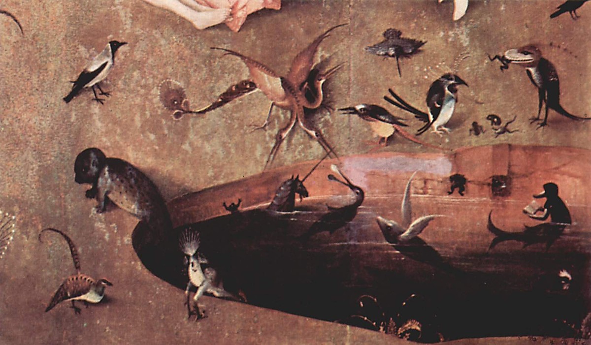 The Garden of Earthly Delights (detail) by Hieronymus Bosch