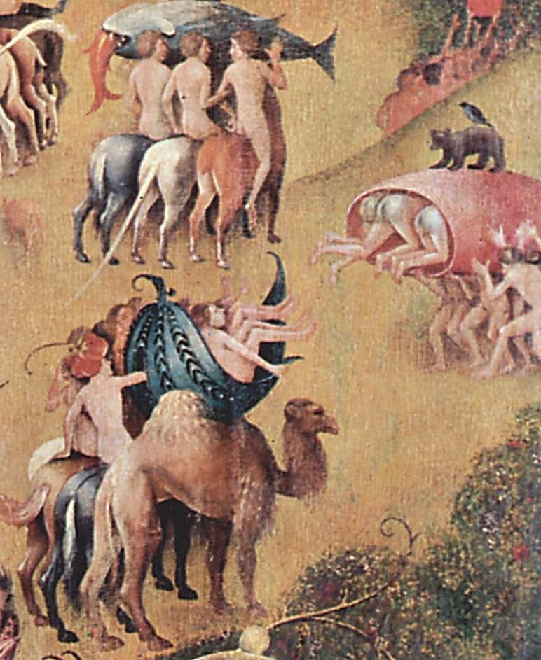 The Garden of Earthly Delights (detail) by Hieronymus Bosch