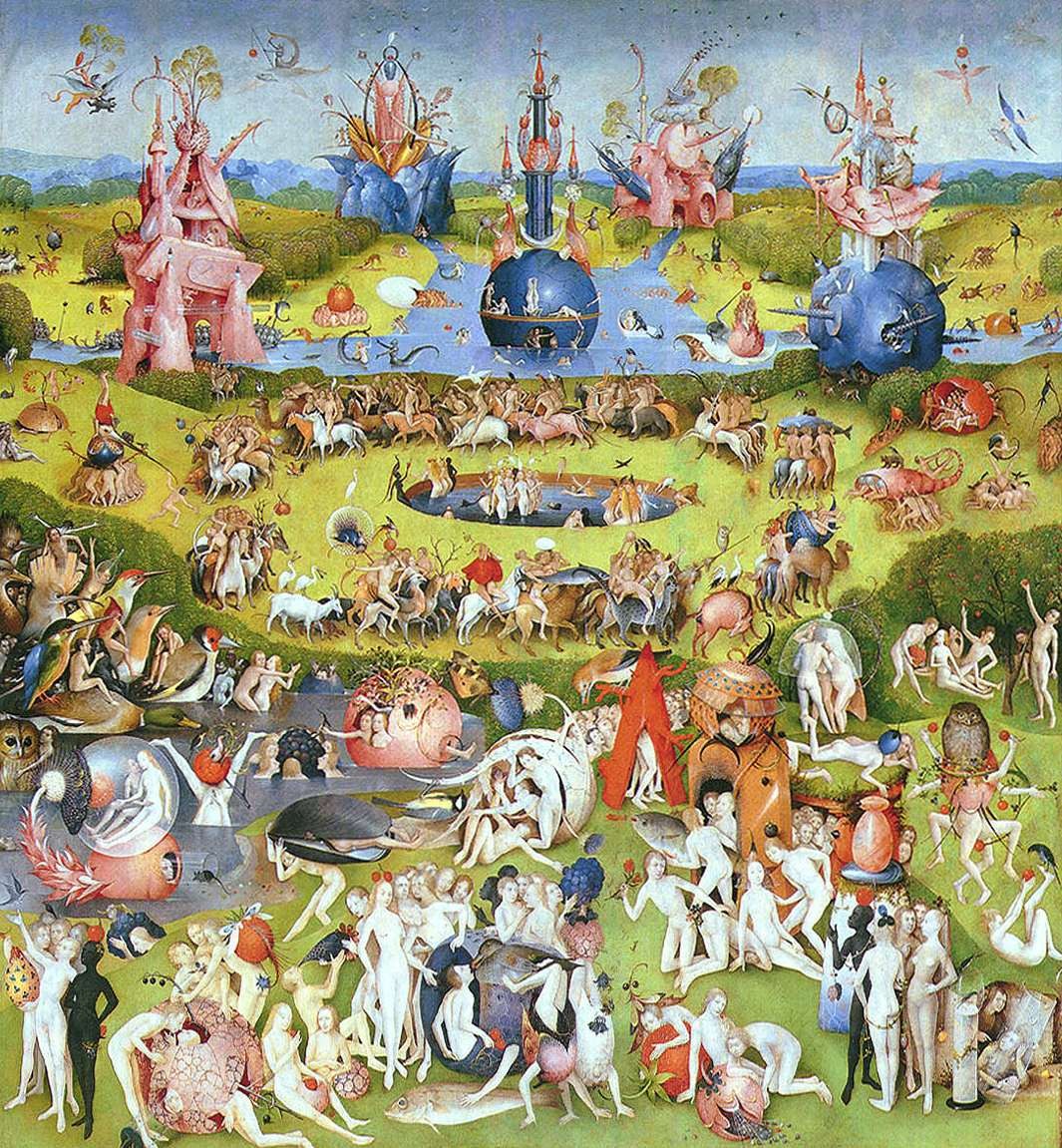 The Garden of Earthly Delights (detail) by Hieronymus Bosch