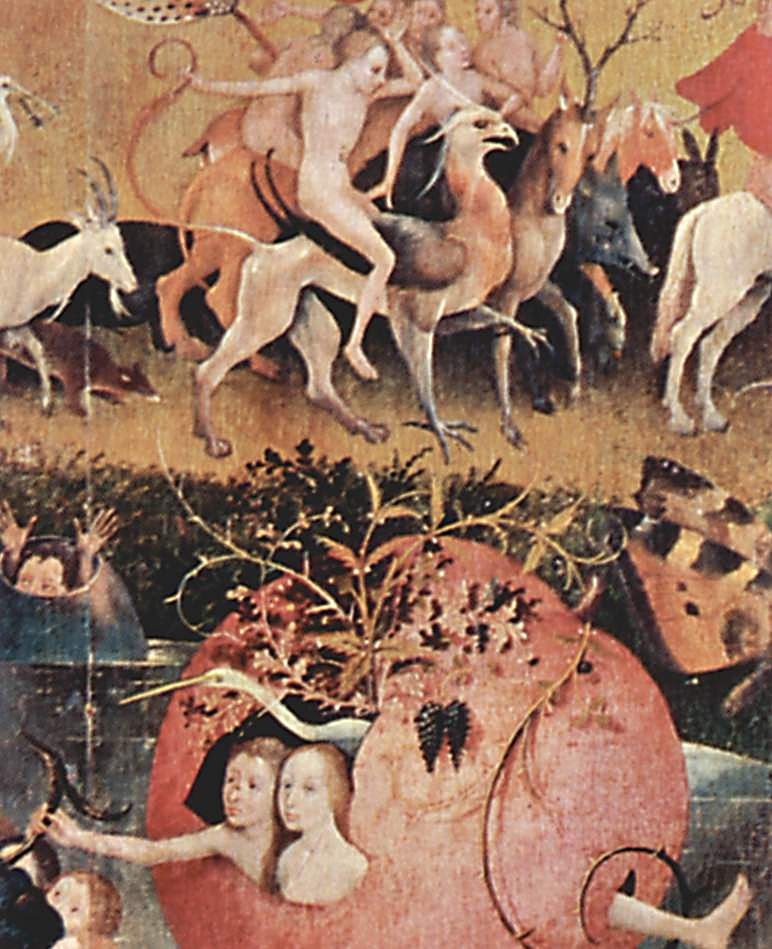The Garden of Earthly Delights (detail) by Hieronymus Bosch