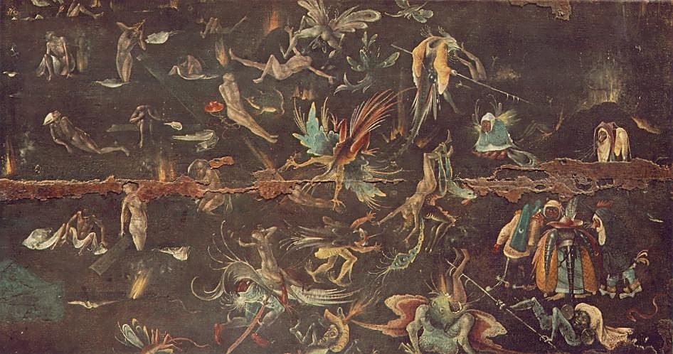 The Last Judgement (detail) by Hieronymus Bosch