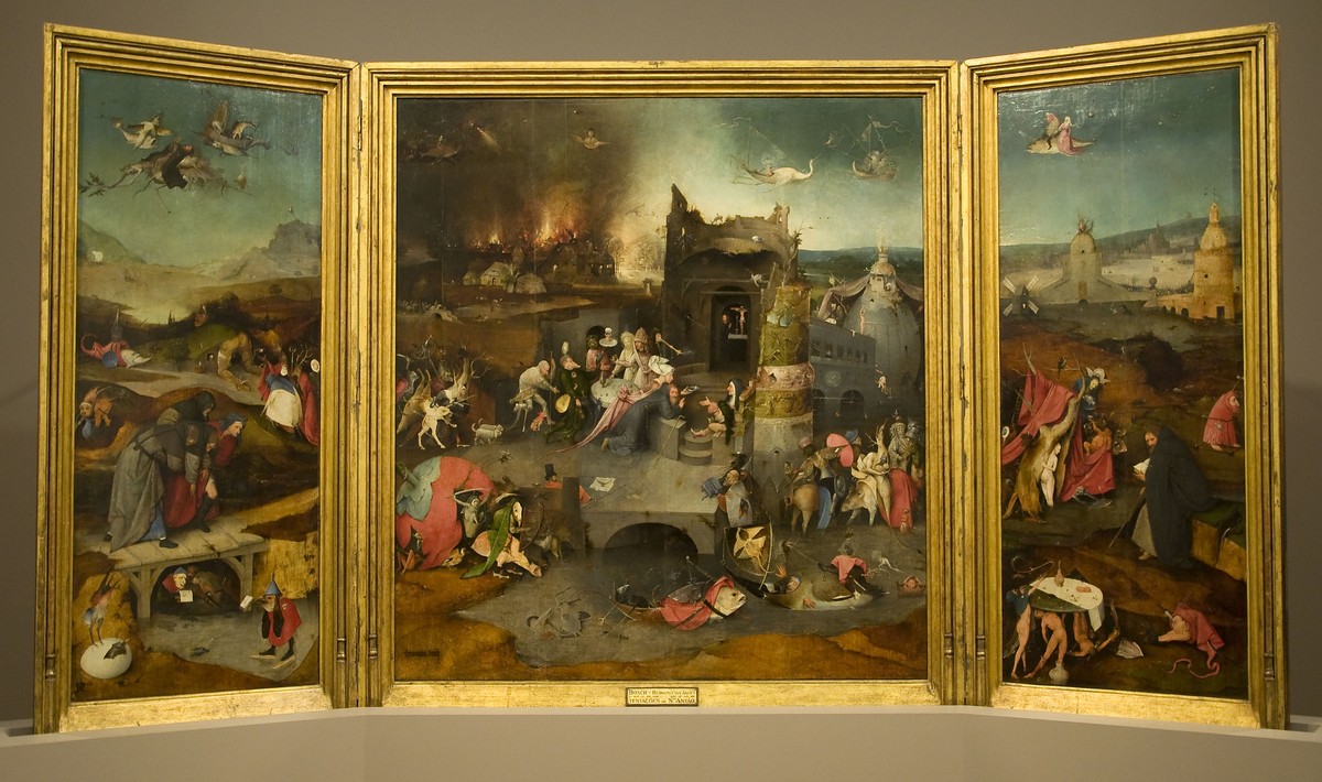 The temptation of St. Anthony by Hieronymus Bosch