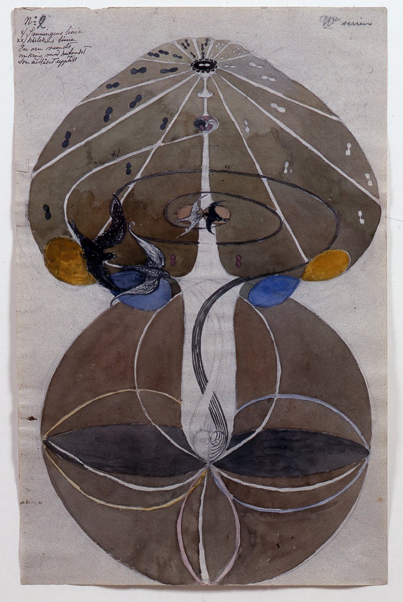 Tree of Knowledge No.2 Series W by Hilma af Klint