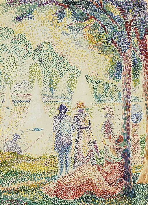 In the Park by Hippolyte Petitjean