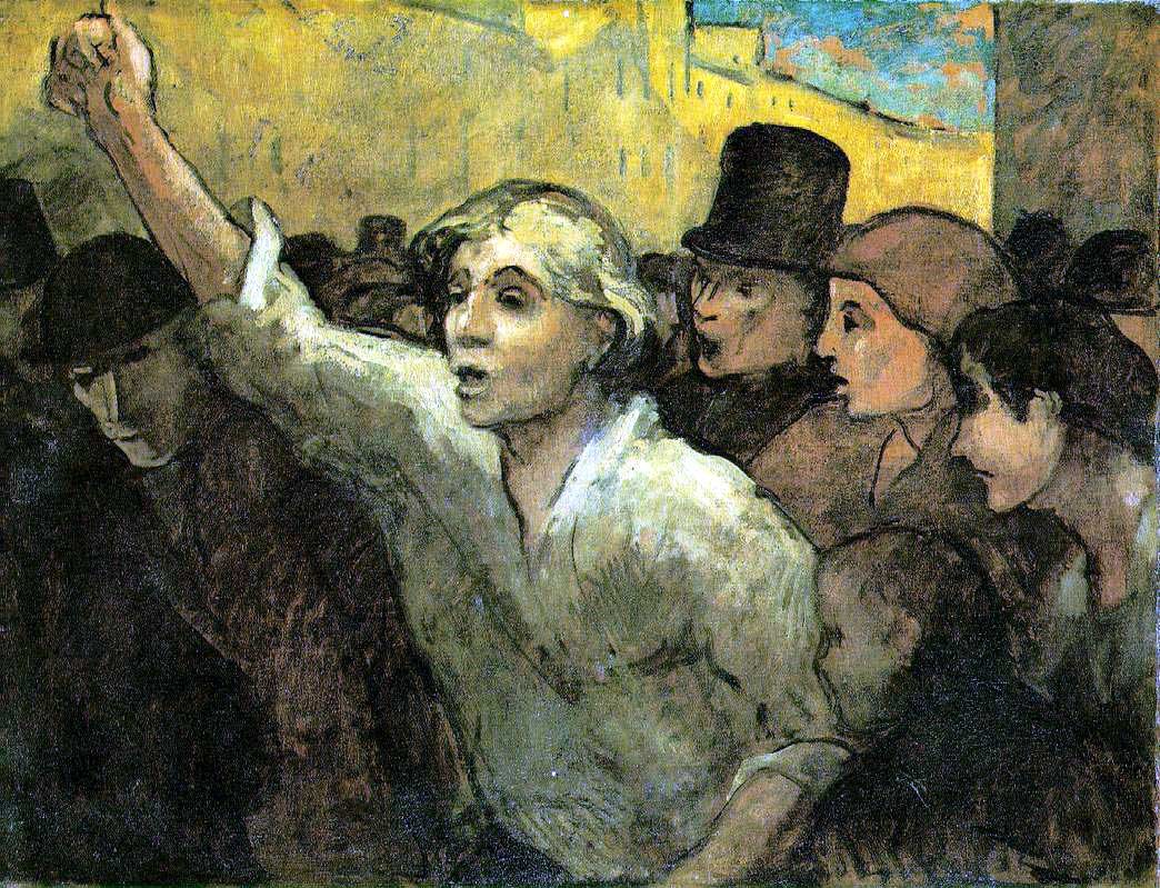 The Insurrection by Honore Daumier
