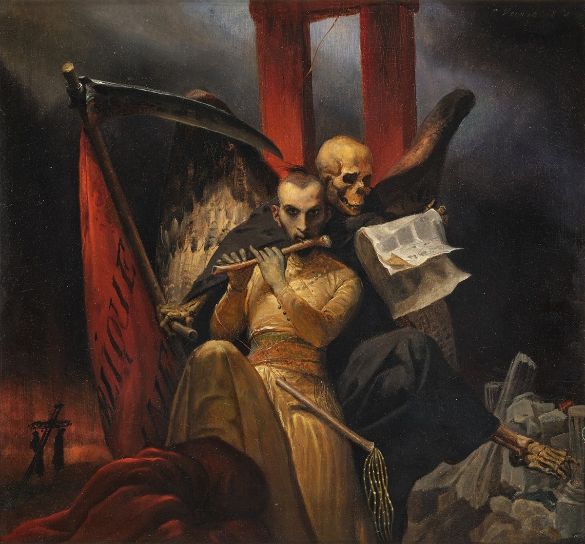Socialism and Cholera by Horace Vernet