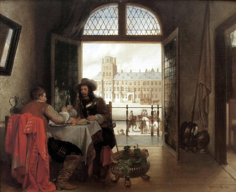 The farewell by Hubertus van Hove