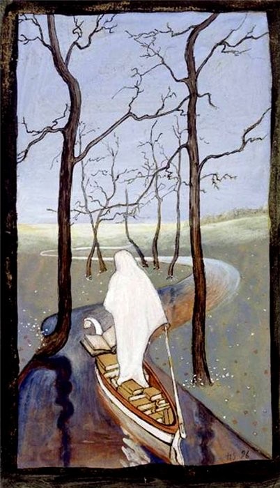 On the Stream of Life by Hugo Simberg