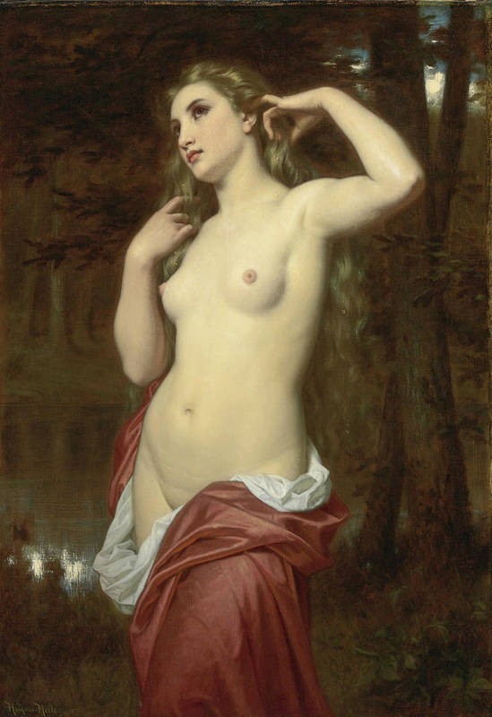 The Bather by Hugues Merle