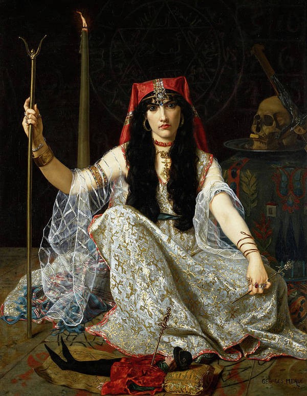 The Sorceress by Hugues Merle