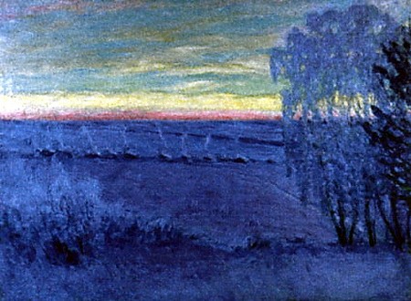 Dugino. Sunrise by Igor Grabar