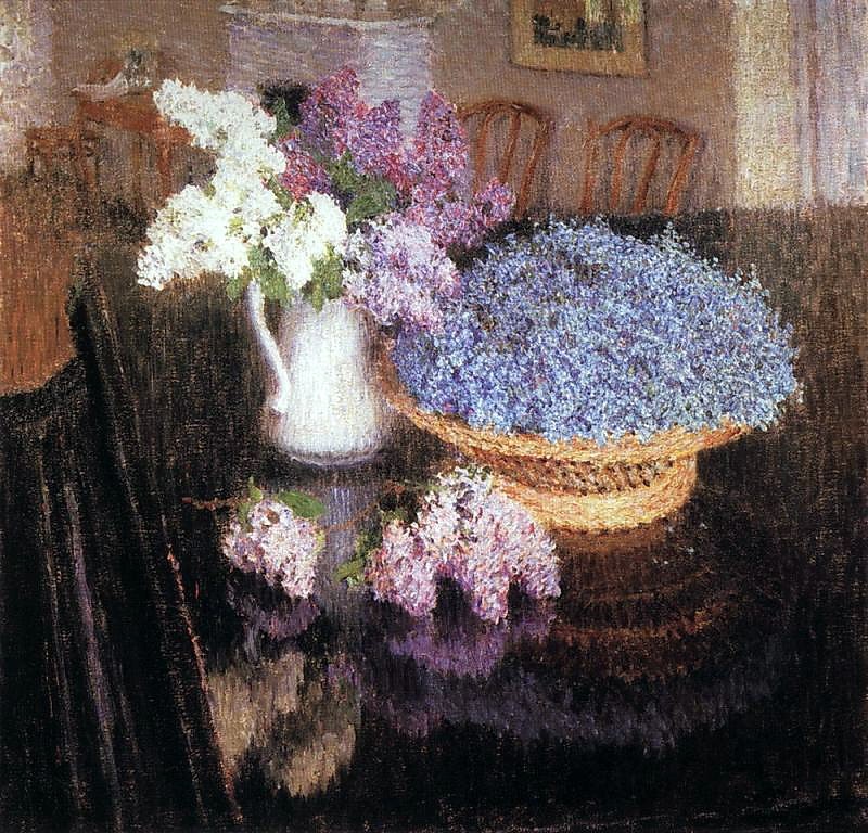 Lilacs and Forget-Me-Nots by Igor Grabar