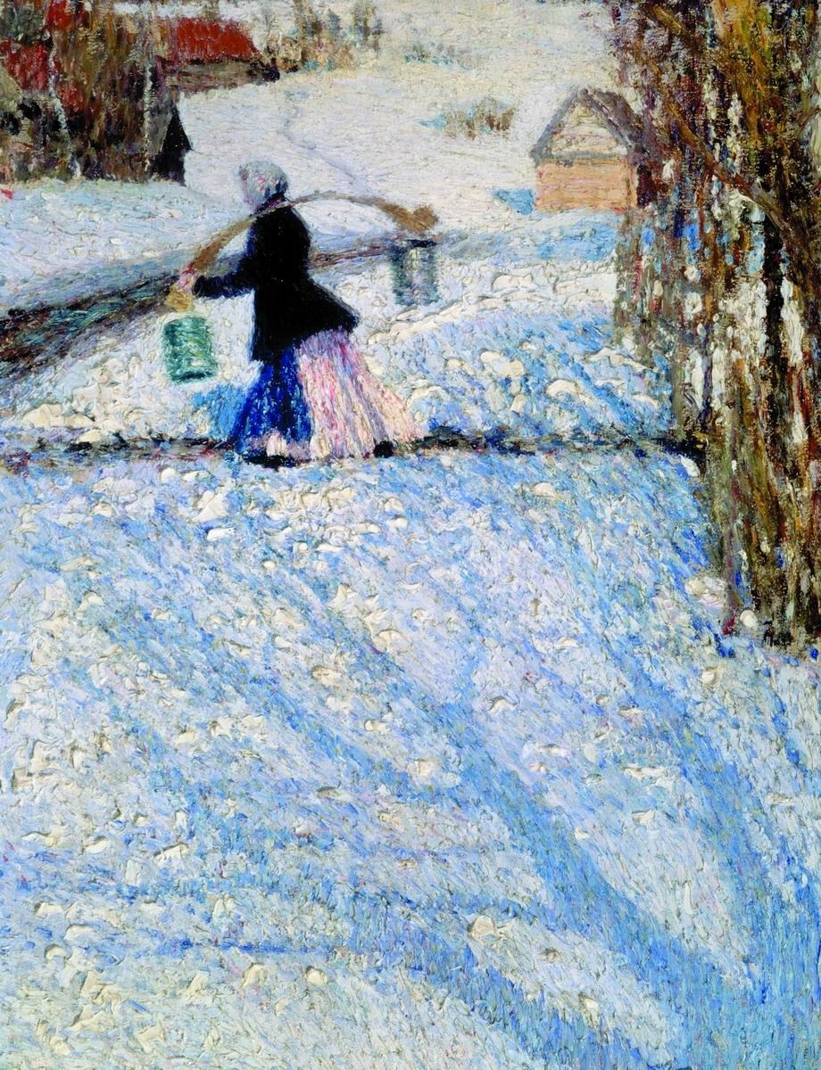 Snow in March by Igor Grabar