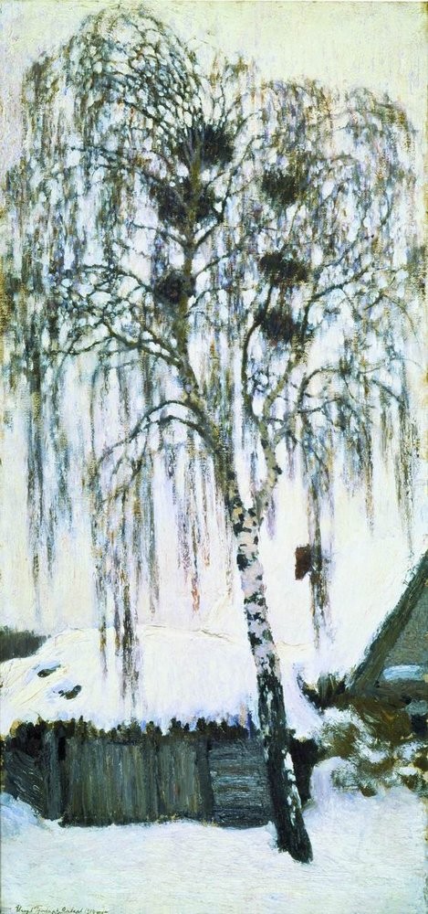 Winter. Rook Nests by Igor Grabar