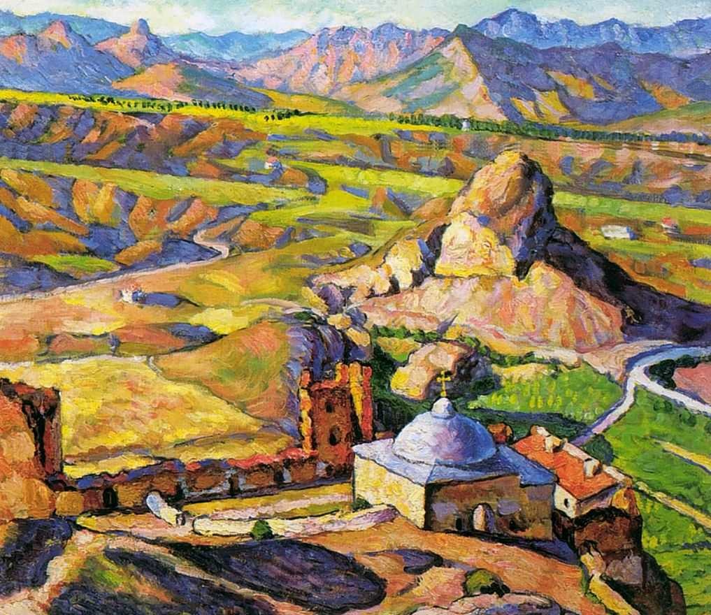 View of Genoese fortress in Sudak by Ilya Mashkov