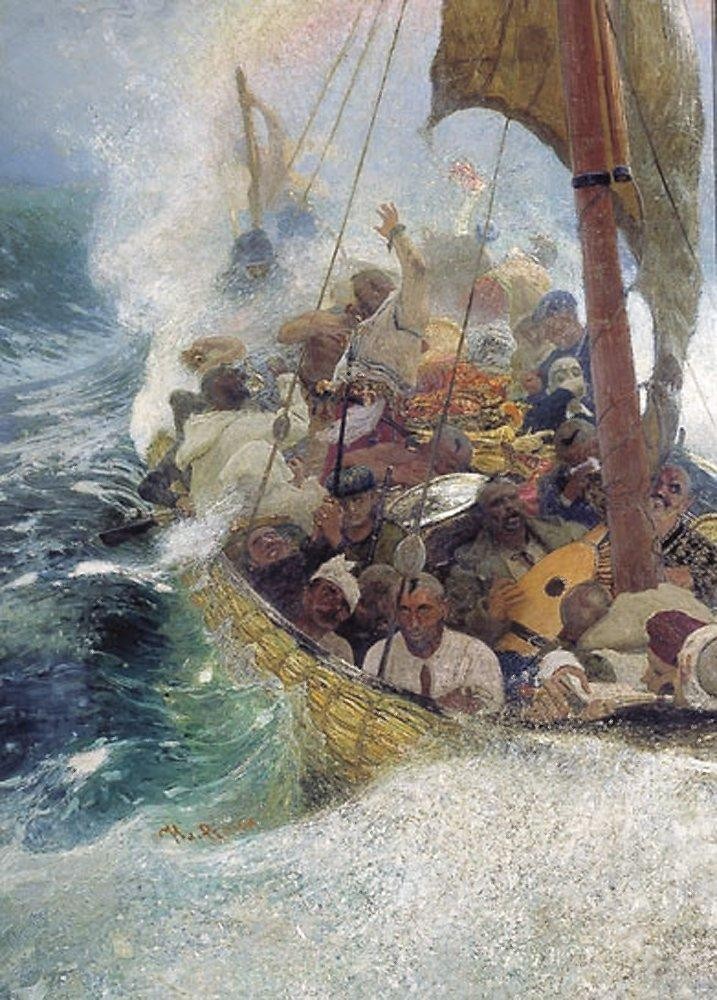 Cossacks on the Black Sea by Ilya Repin