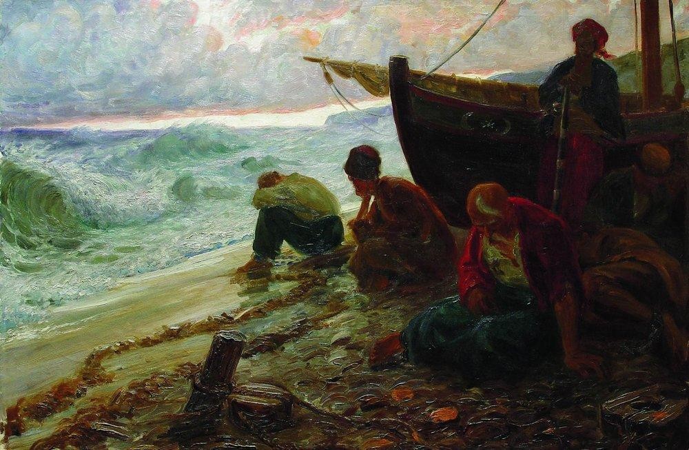 End of the Black Sea freedom by Ilya Repin