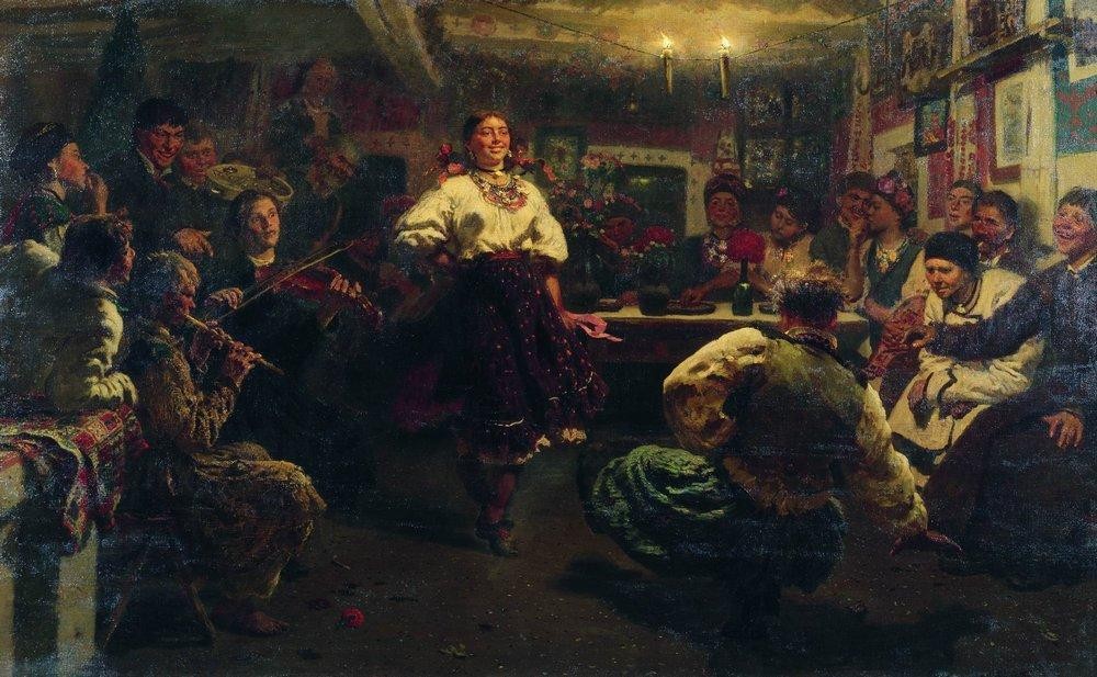 Evening party by Ilya Repin