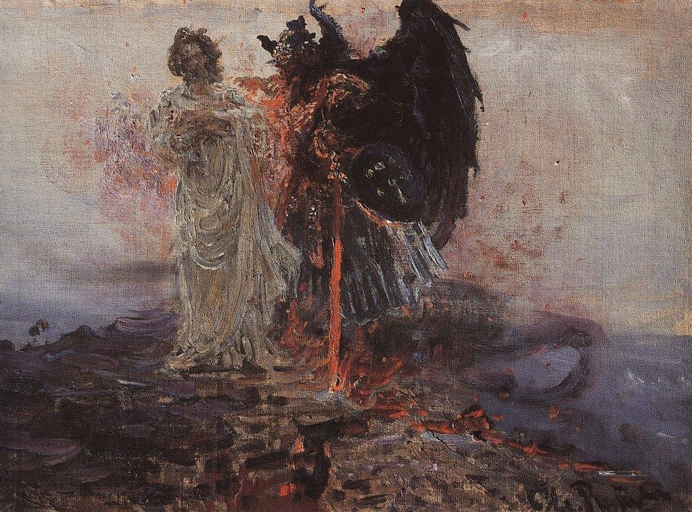 Follow me, Satan by Ilya Repin