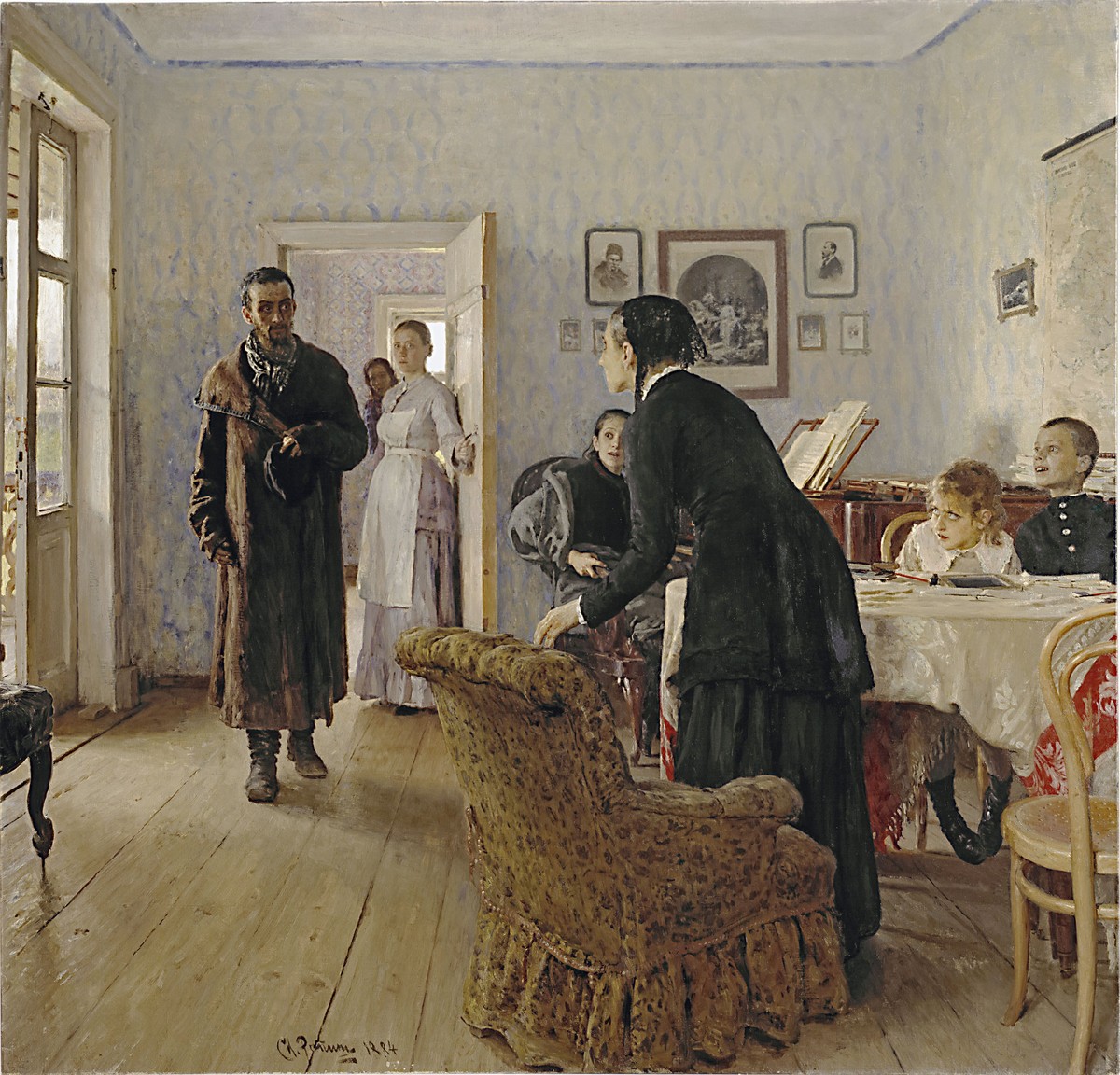 Unexpected Visitors by Ilya Repin