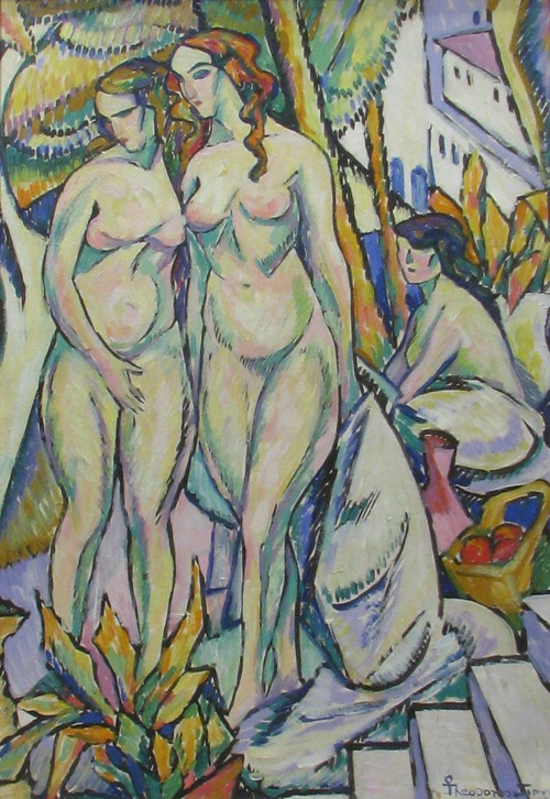 Nudes in a Landscape by Ion Theodorescu-Sion