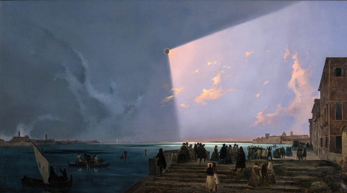 The Eclipse of the Sun in Venice, July 6, 1842 by Ippolito Caffi