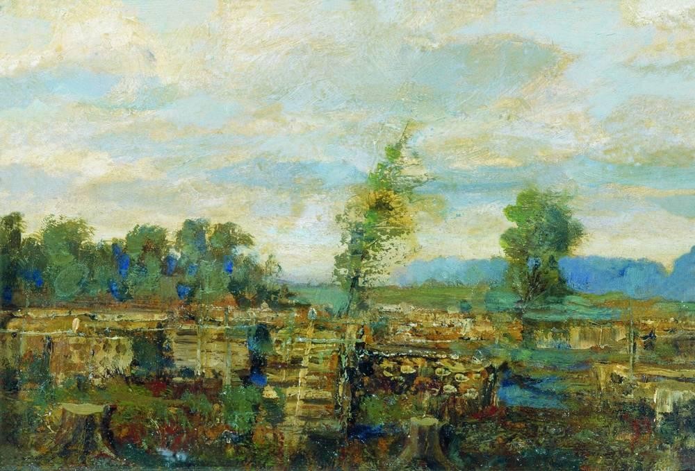 Autumn landscape by Isaac Levitan