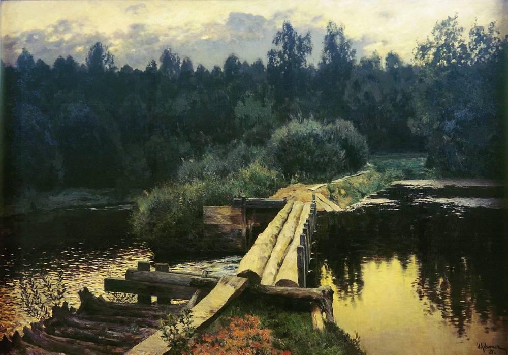 By the whirlpool by Isaac Levitan
