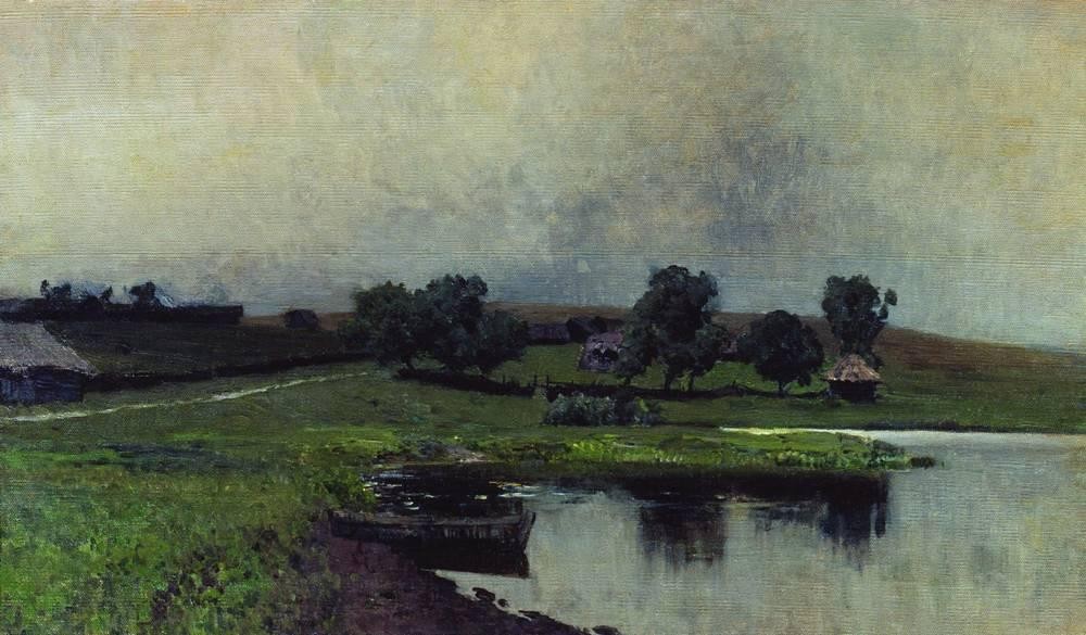 Dull day by Isaac Levitan