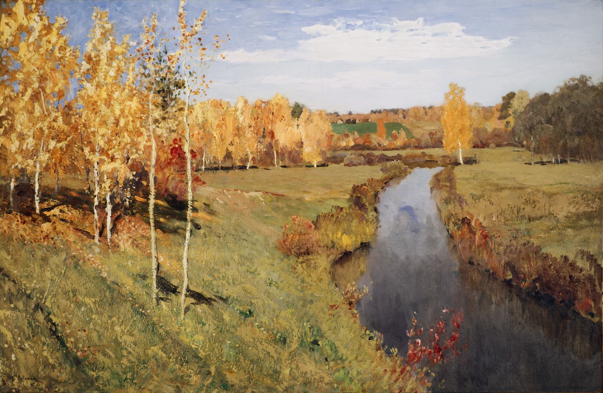 Golden Autumn by Isaac Levitan