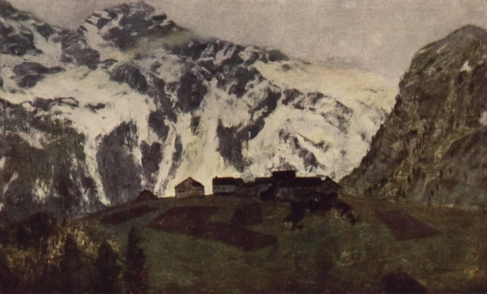 In Alps by Isaac Levitan