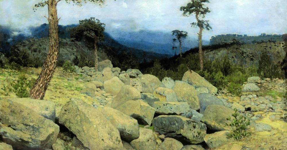In the Crimea Mountains by Isaac Levitan
