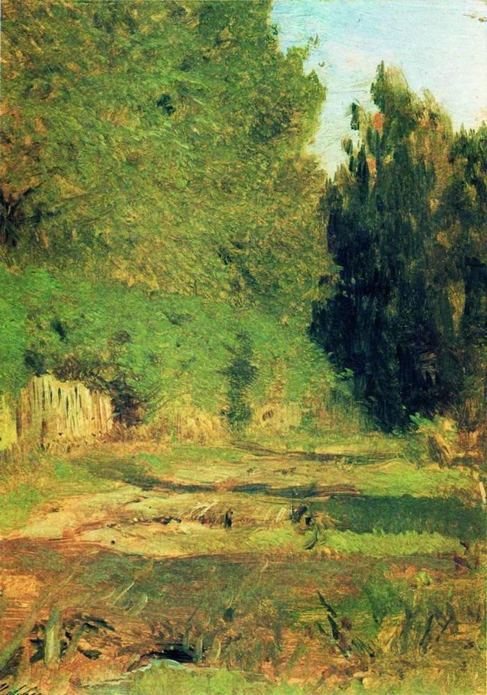 Near the grove by Isaac Levitan