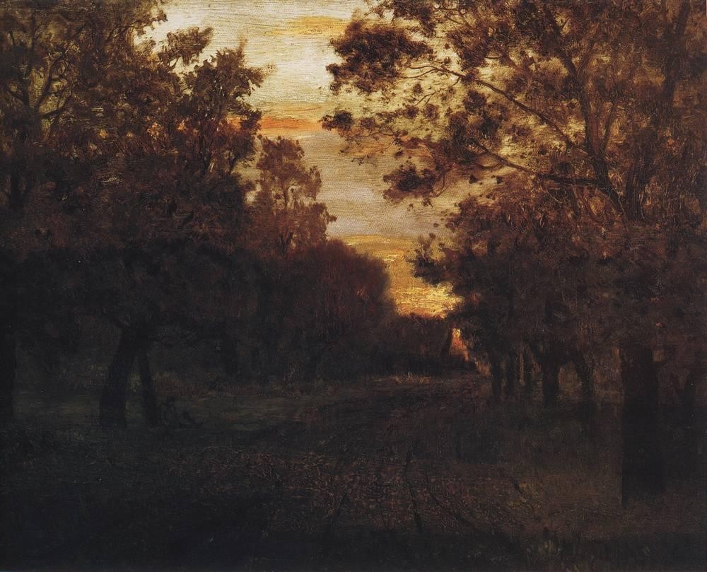 Road in a Wood by Isaac Levitan