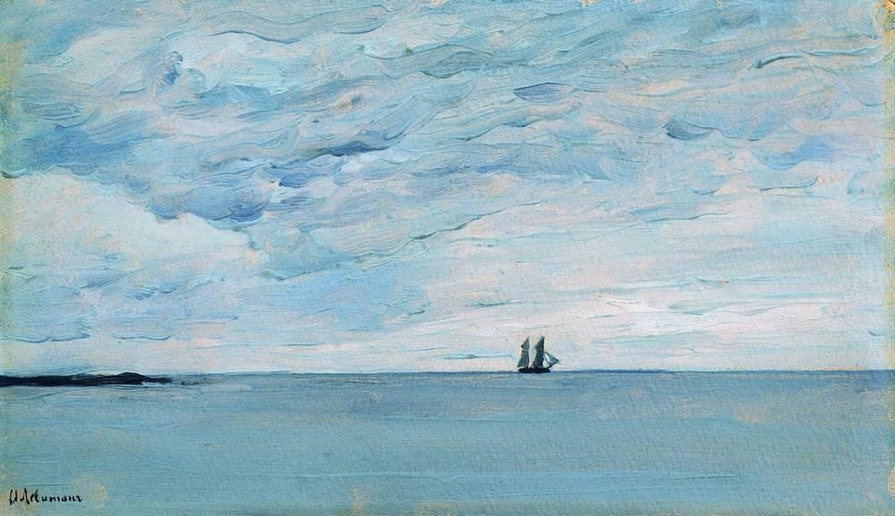 Sea by the coasts of Finland by Isaac Levitan