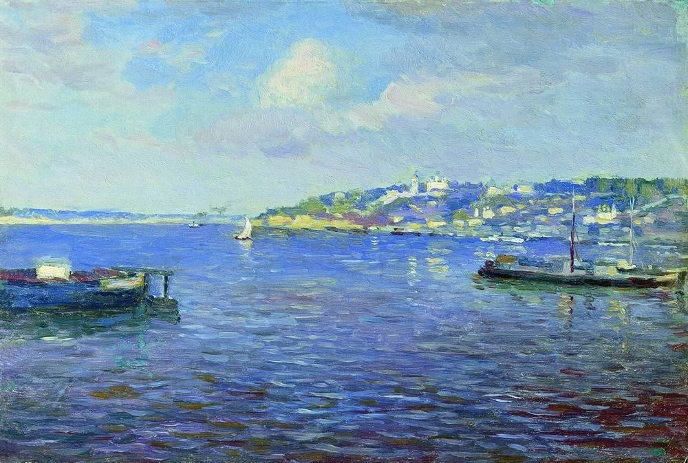 View of Nizhniy Novgorod by Isaac Levitan