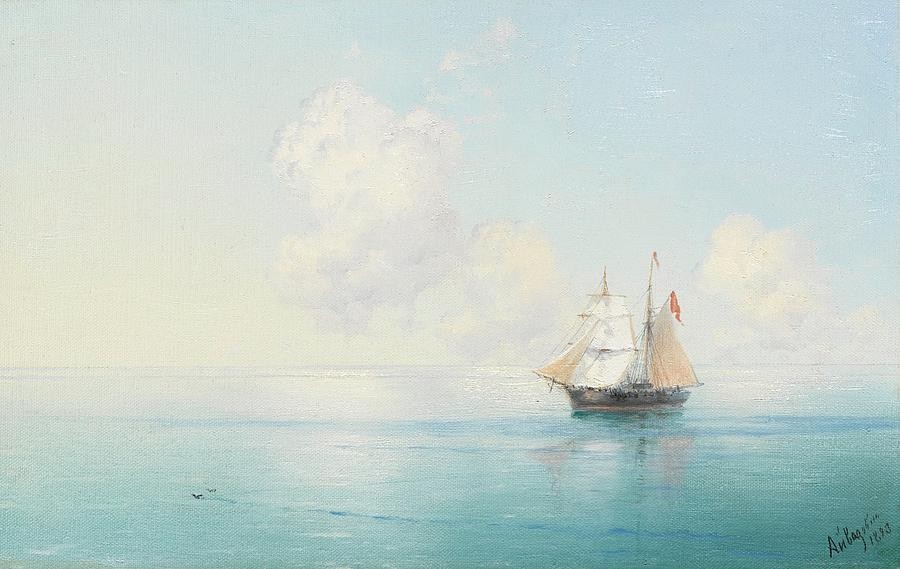 A Calm Morning at Sea by Ivan Aivazovsky