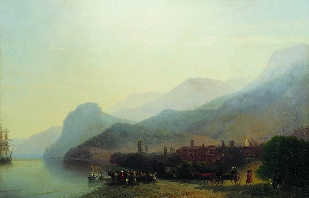 Alushta by Ivan Aivazovsky