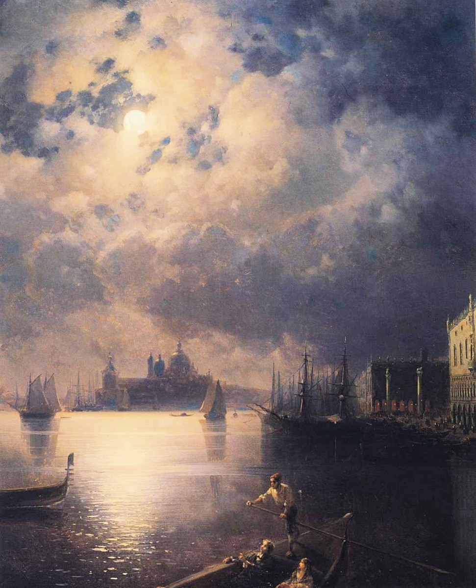 Byron in Venice by Ivan Aivazovsky