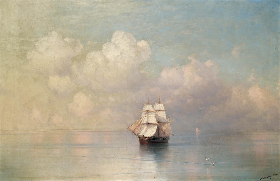 Calm Seas by Ivan Aivazovsky