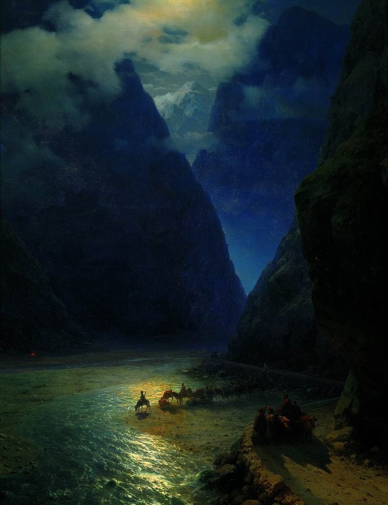 Darial Gorge by Ivan Aivazovsky