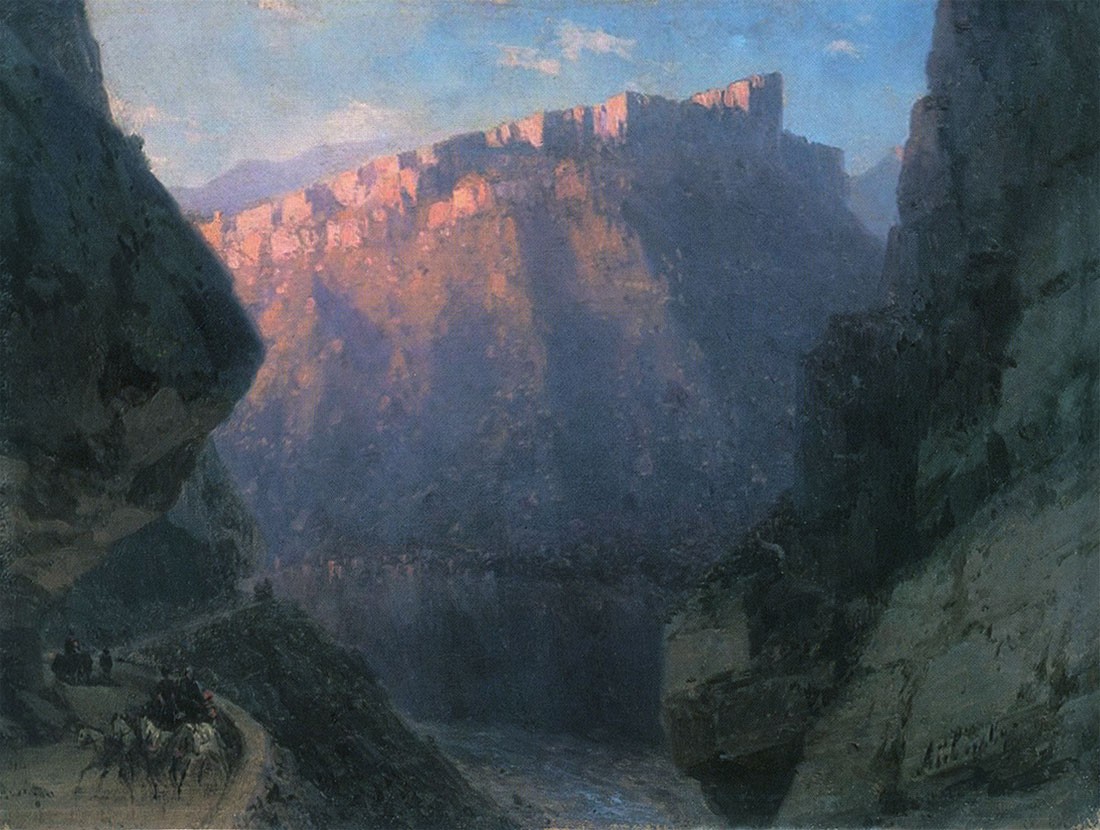 Darial Gorge by Ivan Aivazovsky