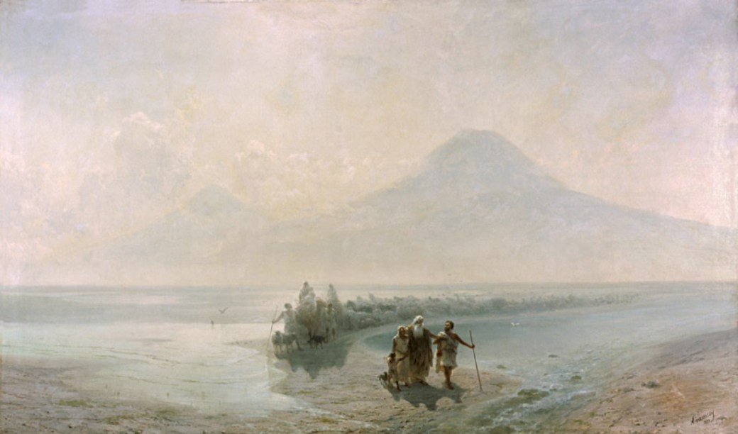 Dejection of Noah from mountain Ararat by Ivan Aivazovsky