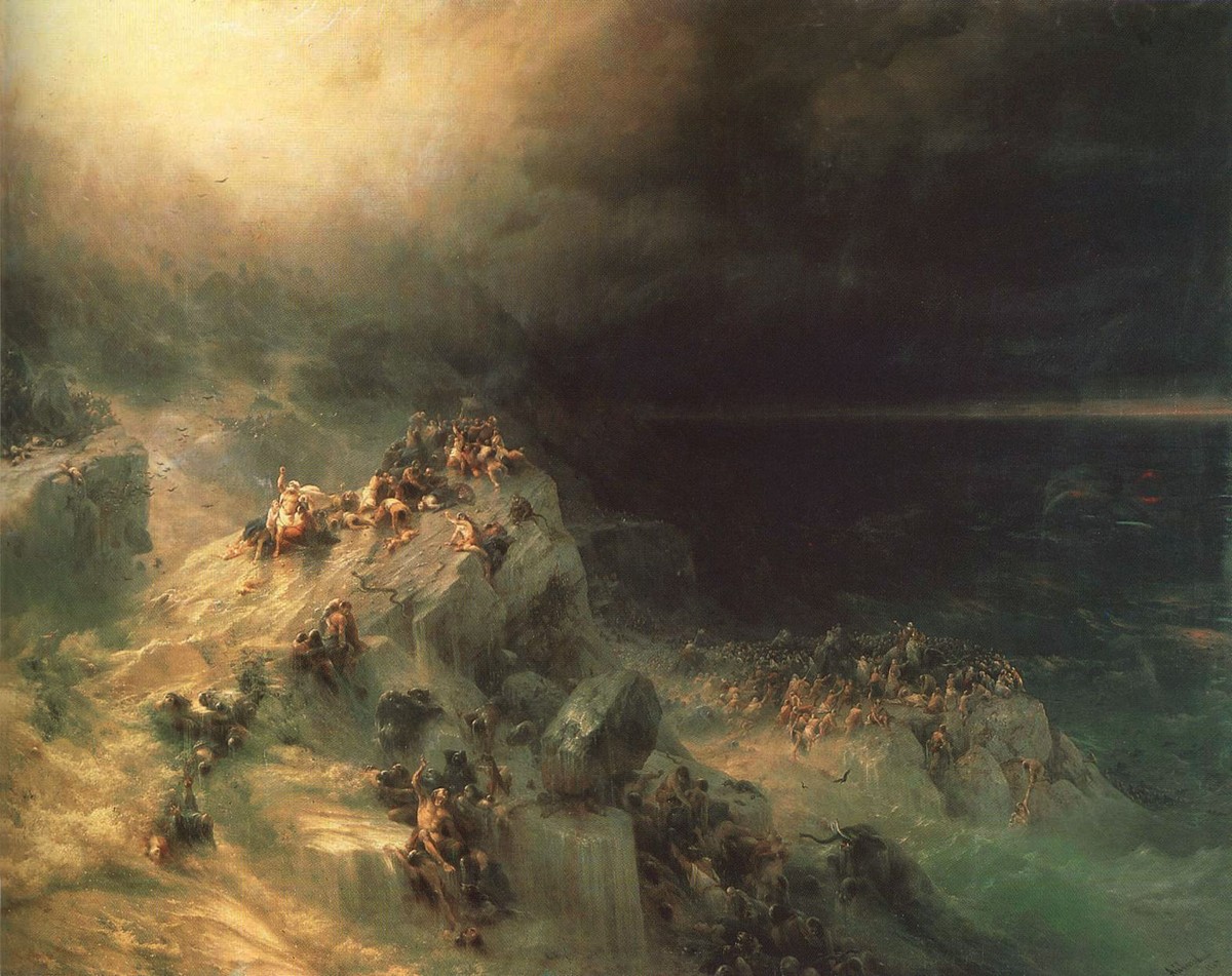 Deluge by Ivan Aivazovsky