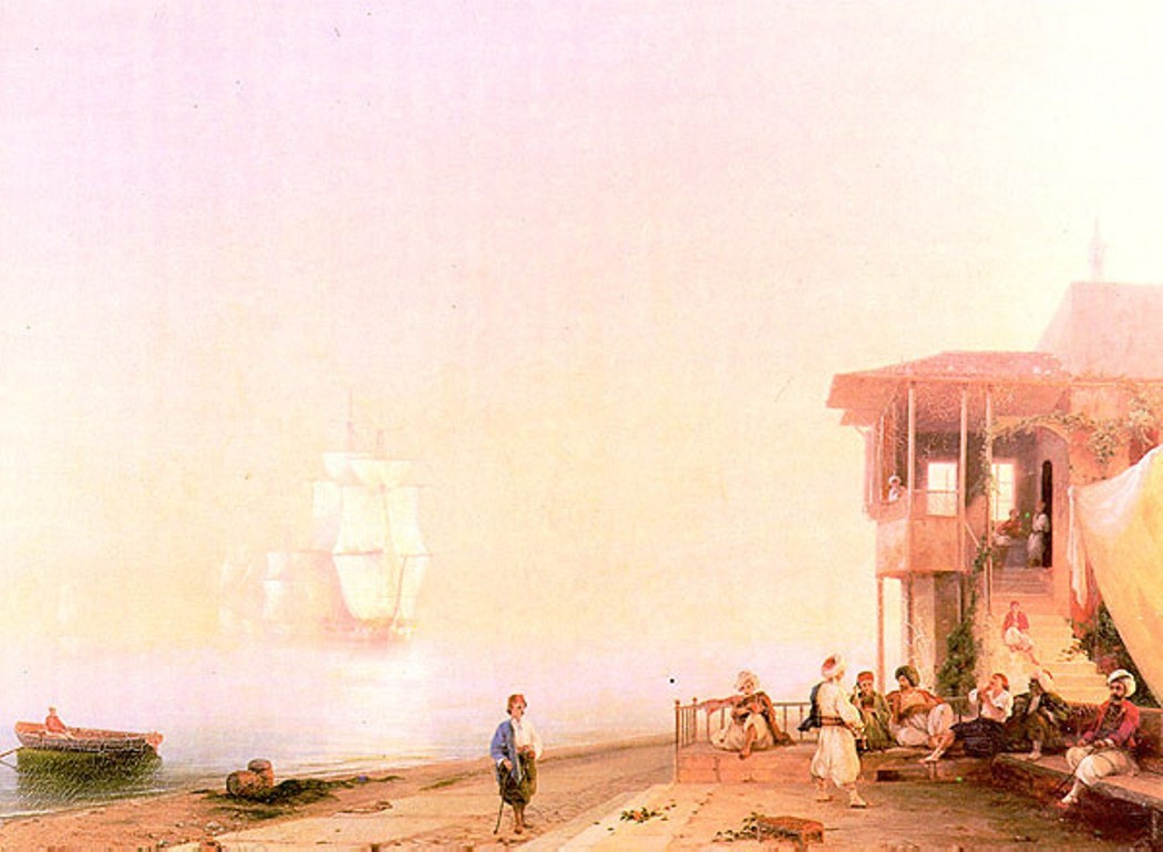 Embankment of oriental town by Ivan Aivazovsky