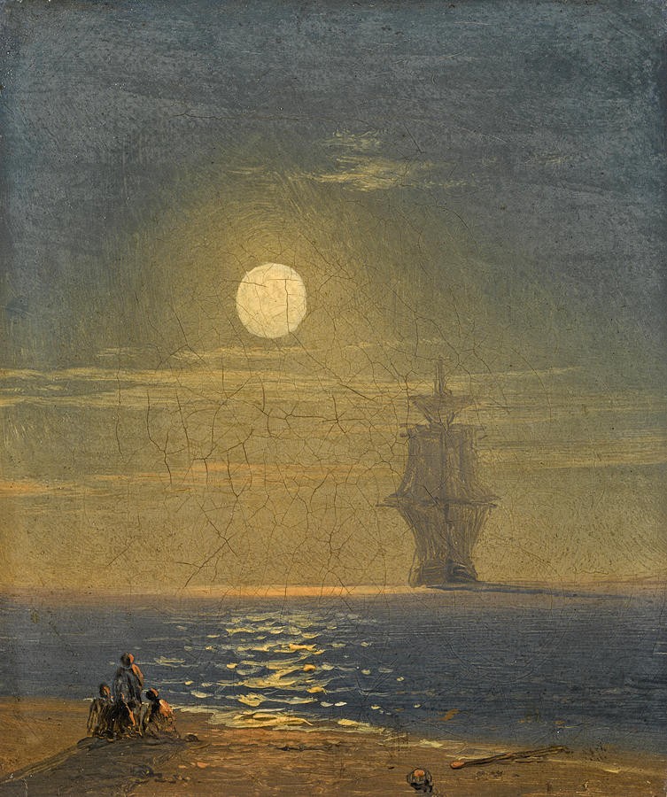 Full Moon by Ivan Aivazovsky