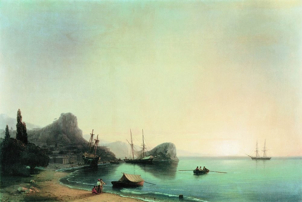Italian landscape by Ivan Aivazovsky