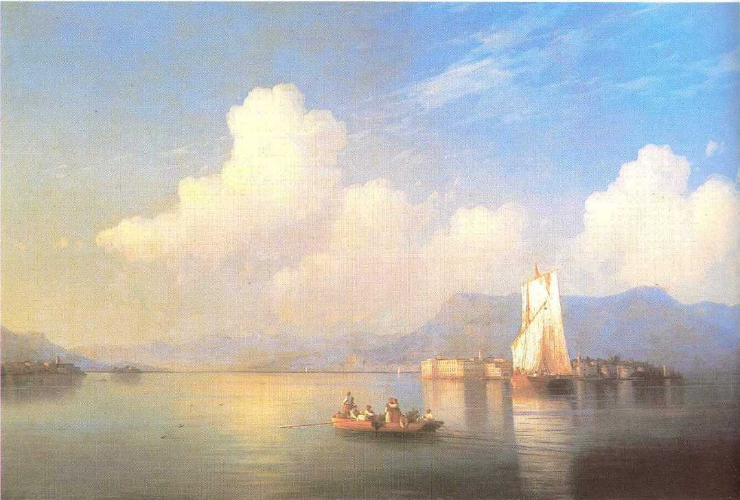 Italian landscape by Ivan Aivazovsky