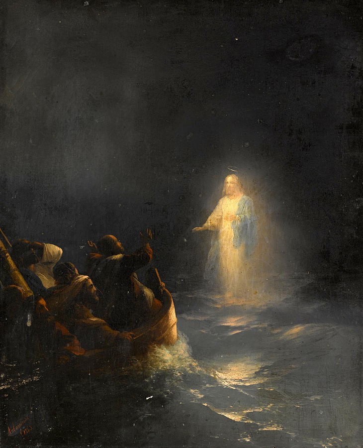 Jesus Walks on Water by Ivan Aivazovsky